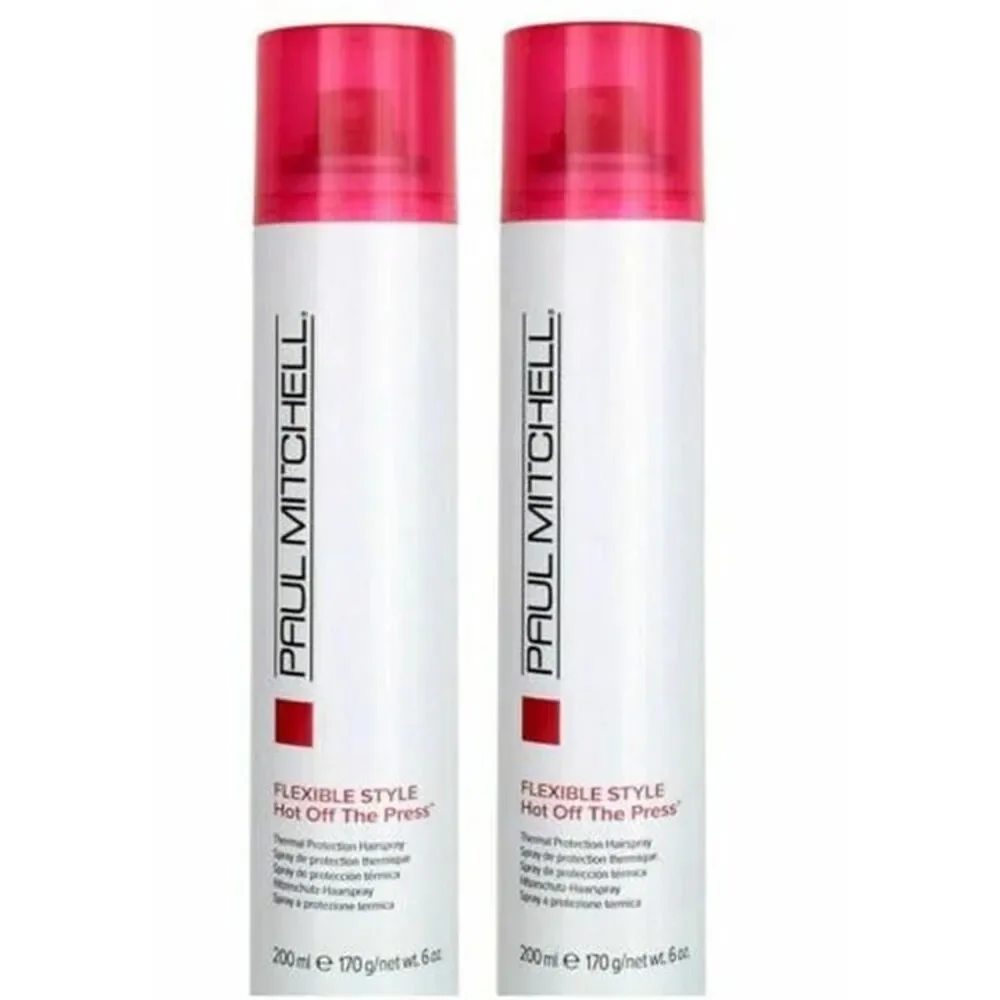 Paul Mitchell Hot Off The Press Thermal Hair spray 6 oz (pack of 2)